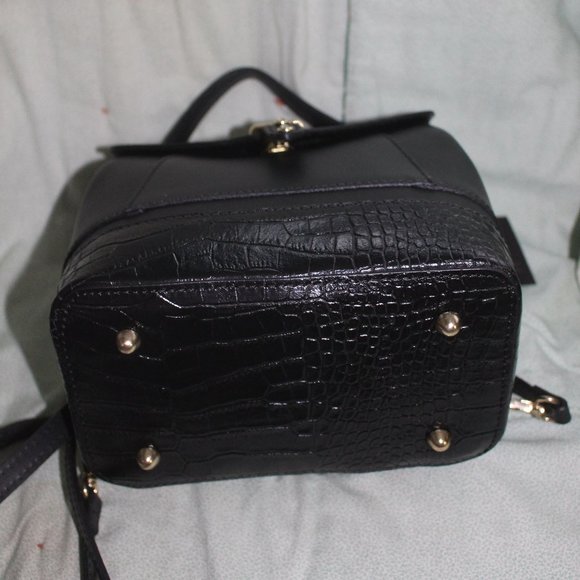 NWT House of Harlow 1960 Italy Genuine Leather Handbag Backpack Bacl To School main image 2